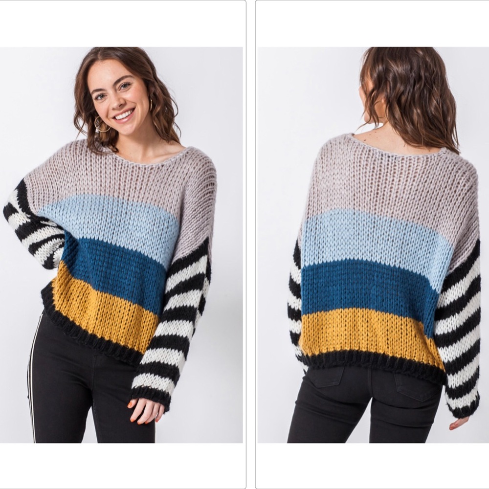 BACK IN STOCK 🧡🍂 CHUNKY KNIT SWEATER - Picture 5 of 6